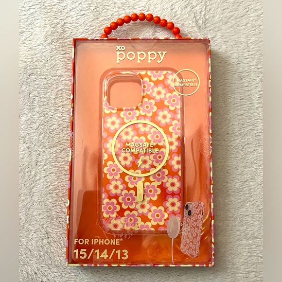Xo Poppy Other - NWT NIB 💖🌸🎀 XO poppy 🌷💝🌺 Phone Case iPhone 15/14/13 Pro Floral